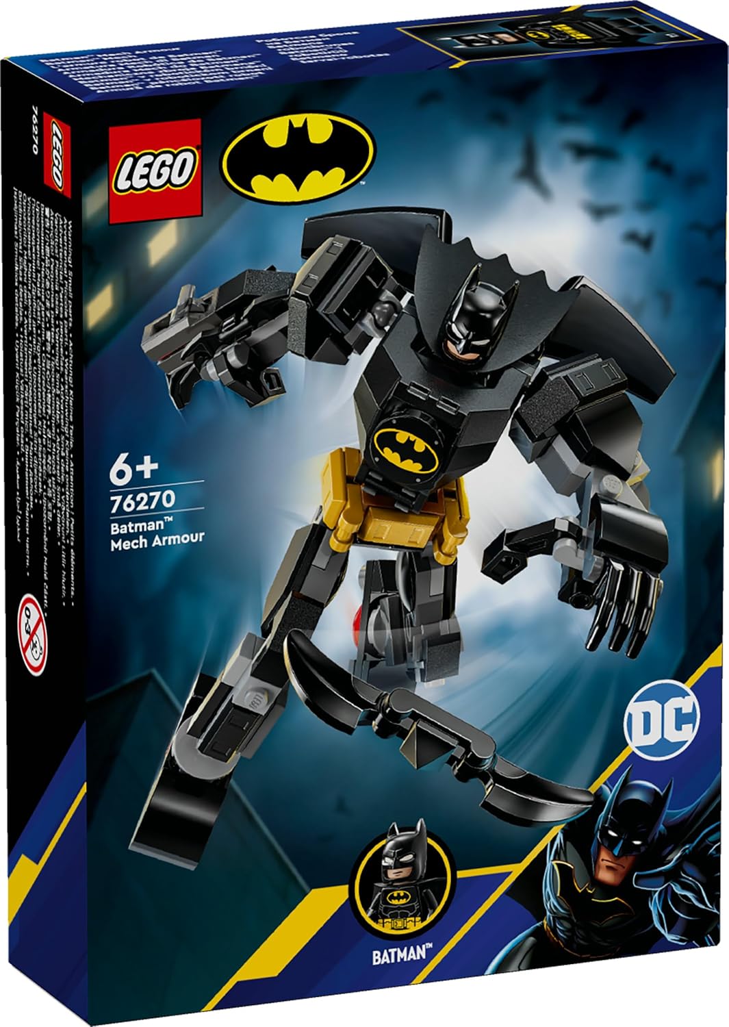 LEGO 76270 Super Heroes Batman Mech Suit, Toy, Birthday Present, Blocks, Educational, Boys, Girls, Children, 6, 7, 8, 9 Years, Figure, Merchandise