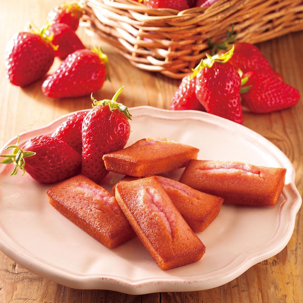 Unlical Pantier Candy Gift Funnel Gift Kobe Jiro Strawberry Finanche (Pack of 6) | Assorted Sweets, Individually Wrapped, Present, Return, Souvenir, Baking, Retirement, Housewarming