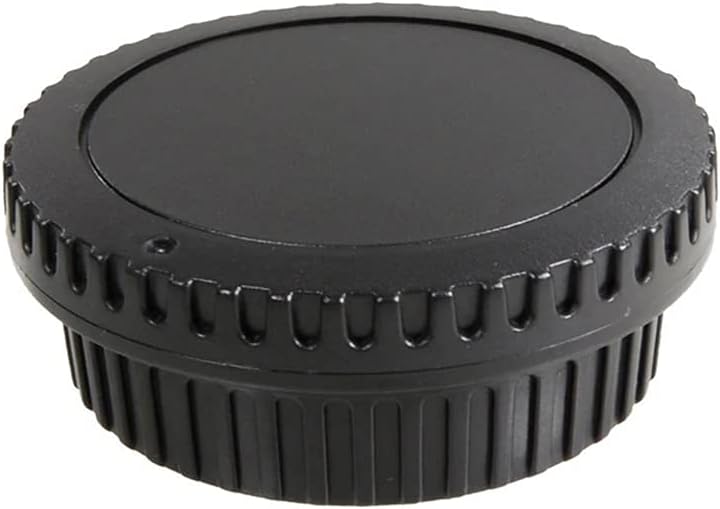 2 Pairs Audio Fan Body Cap & Lens Rear Cover for CANON EOS Series Body EF Mount EF-S Mount Lens