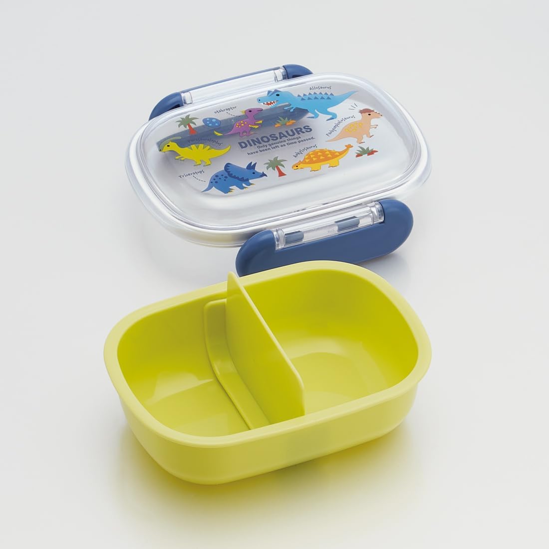 Skater QAF1AG-A Children's Bento Box, Small Size, 1 Tier, 270ml, Fluffy Dome, Dinosaur Picture Book, Antibacterial Treatment, For Kids, Made in Japan
