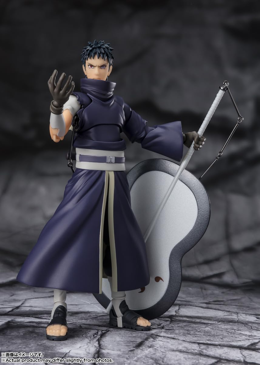BANDAI SPIRITS S.H. Figuarts Naruto Uchiha Obito, Empty Despair Dream, Approx. 6.1 inches (155 mm), ABS & PVC, Painted Action Figure
