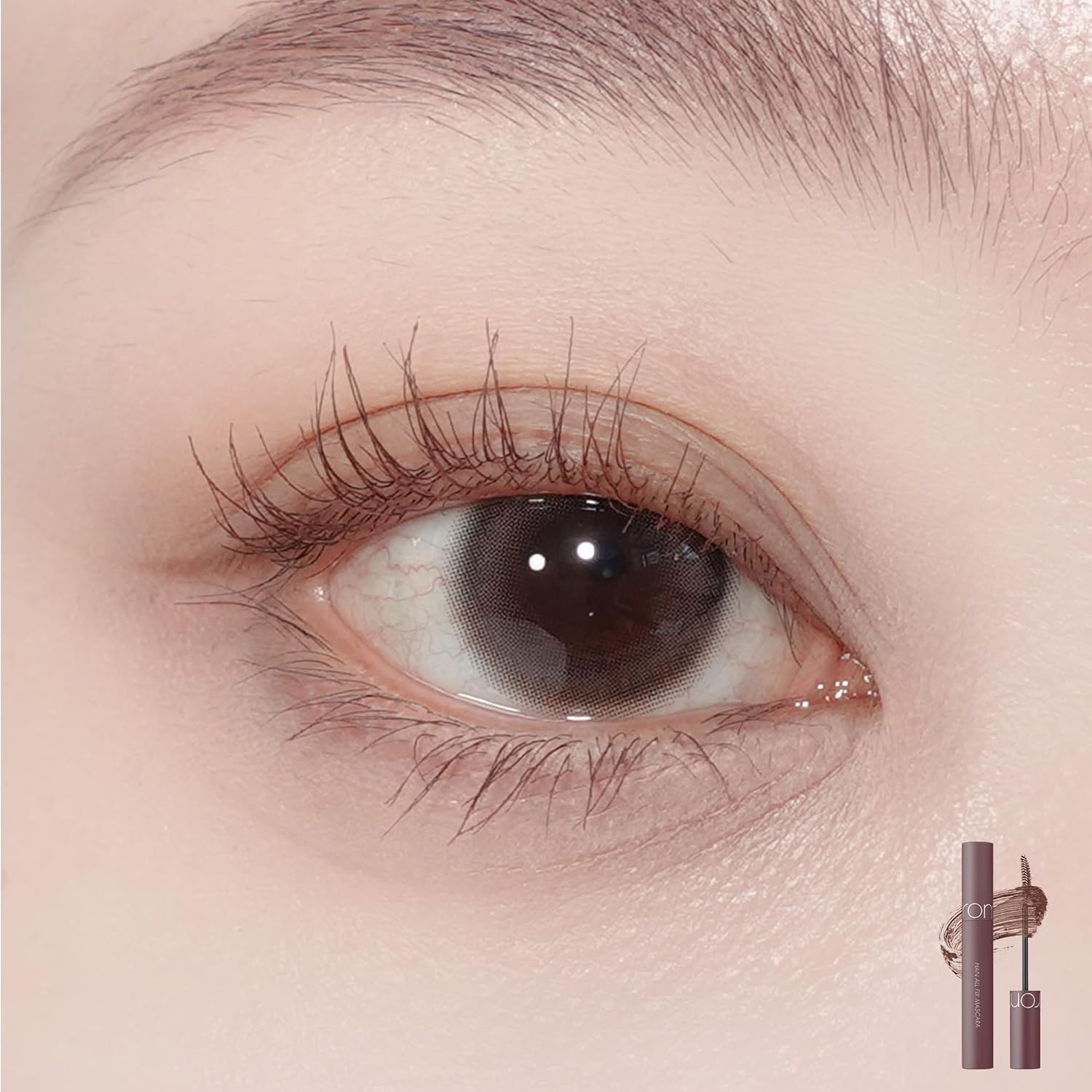 rom&nd HA Fix Mascara L04, Plum Brown, 0.2 oz (7 g)