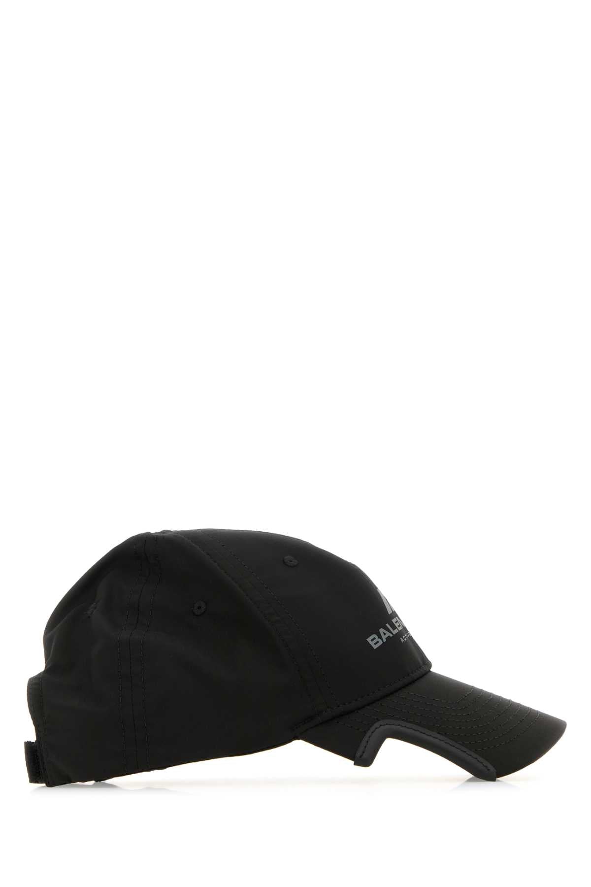 Balenciaga バレンシアガブラックポリエステル野球帽 - Image 2