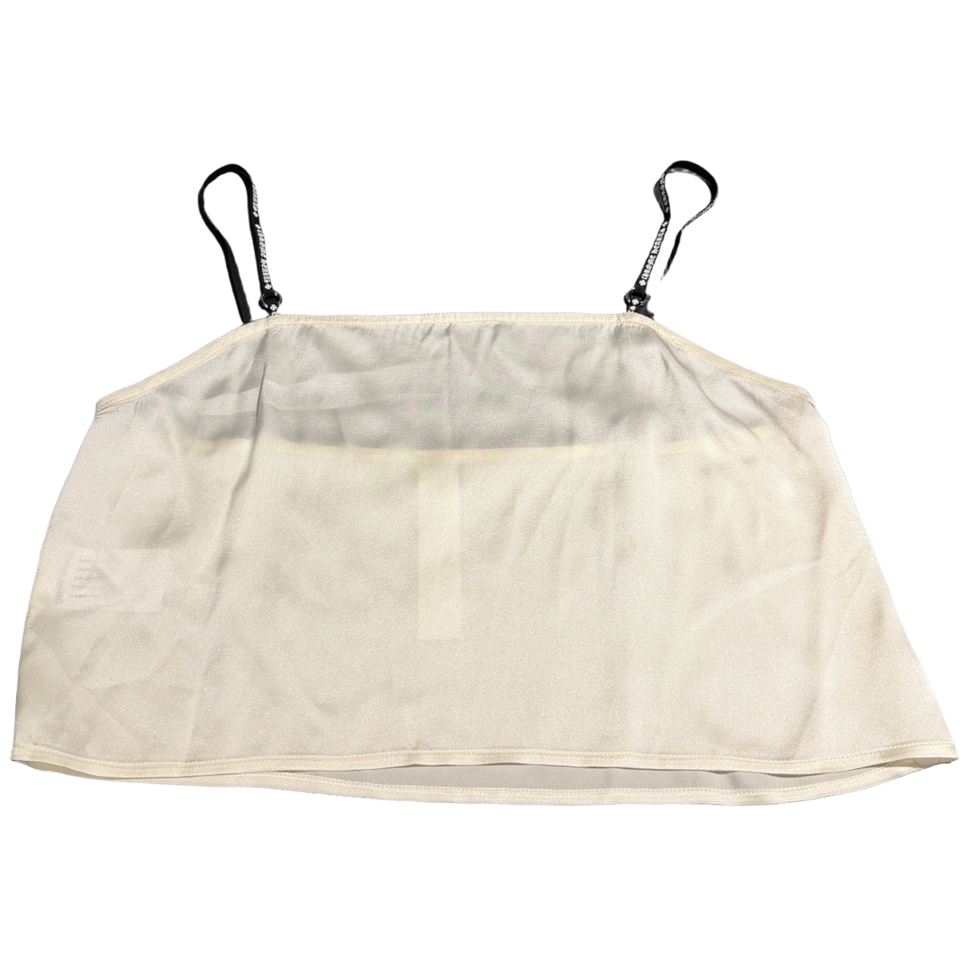 CHROME HEARTS 'CREAM' SILK TANK TOP