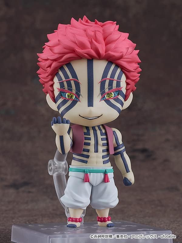 Good Smile Company [GOOD SMILE COMPANY] Nendoroid Demon Slayer Akaza - Non-Scale Plastic Painted Action Figure Reissue