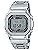 CASIO G-SHOCK GMW-B5000D-1 G-Shock Wristwatch, Men's, Digital, Radio, Solar, Full Metal, Silver, Bracelet Type