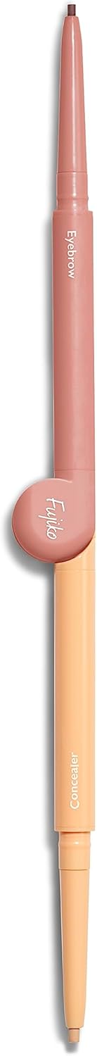 Fujiko Beautiful Eyebrow Arranger, 101 Mocha Brown, Eyebrow (0.04 g), Concealer (0.08 g), Eyebrow Concealer, Brown, Namoka Brown, Beautiful Eyebrows