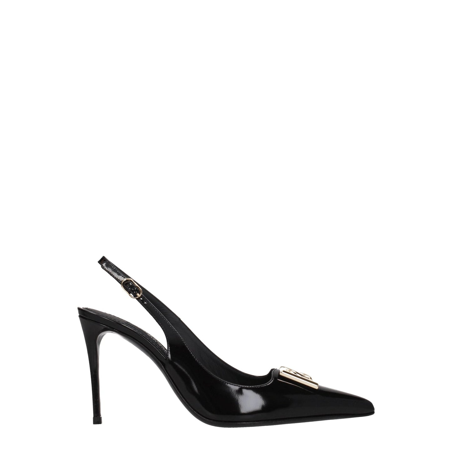 Dolce  Gabbana ドルチェ＆ガッバーナサンダル女性レザーブラック - Image 2