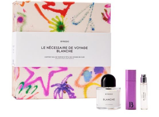 BYREDO Blanche eau de parfum and leather travel case set - Image 2