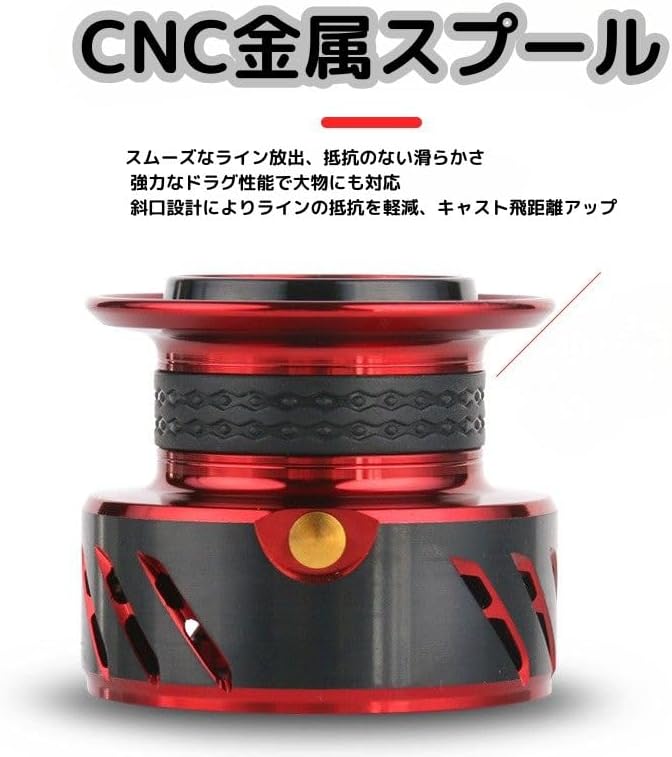 スピニングリール 3000番 5000番 リール 釣り 釣りリール 遠投 軽量 6+1BB 釣り具 釣り用品 家族釣り 海釣り 川釣り 湖釣り 防波堤 渓流釣り [並行輸入品]