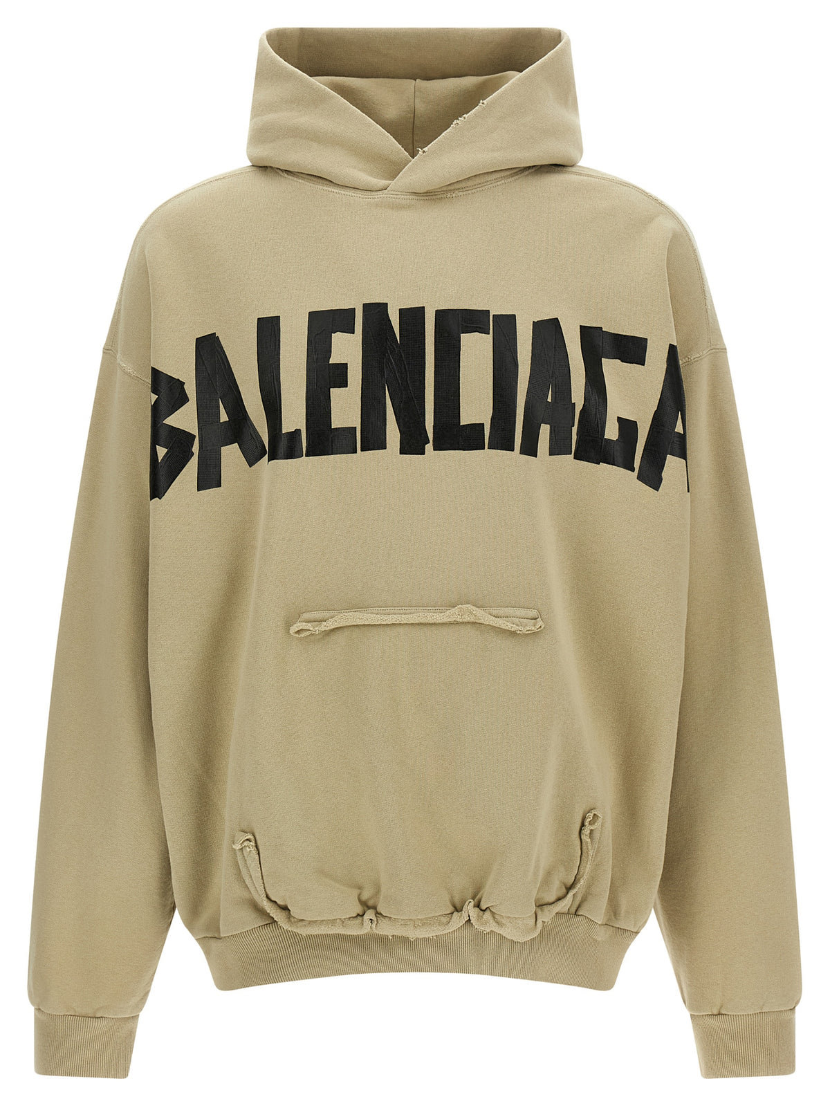 Balenciaga バレンシアガ 'リップド ポケット テープ タイプ' パーカー - Image 2