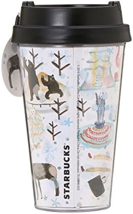 Starbucks Staba, Japan Limited, Hokkaido Exclusive Tumbler, Renewal Design, Snow, Ezo Shika, Bear, Hokkaidou Region Exclusive, Local Limited, White, Light Blue, Mug, Ceramic, 12.8 fl oz (355 ml), Birthday Gift