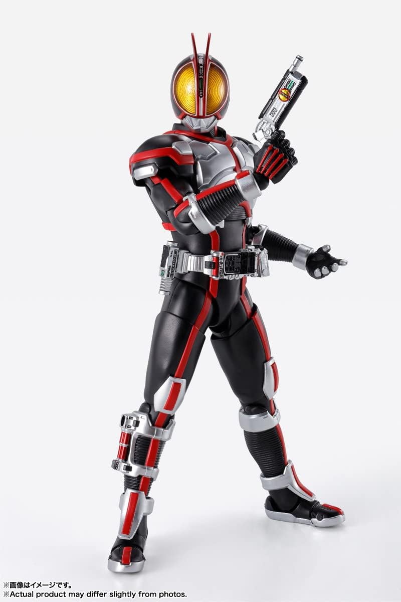 S.H. Figuarts Kamen Rider 555, Kamen Rider Faiz, Approx. 5.7 inches (145 mm), PVC & ABS, Pre-painted Action Figure