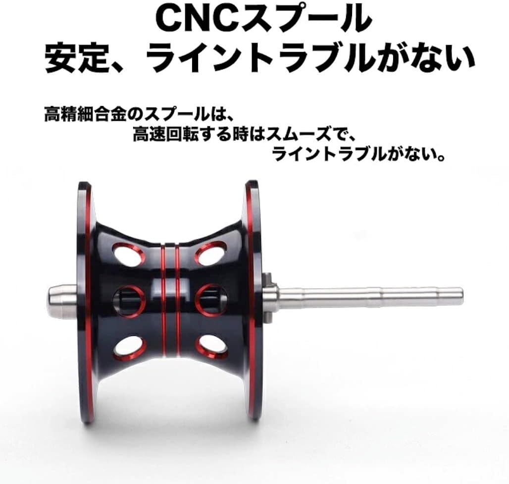 YU70 Reel, Bait Reel, Lightweight, Far Toss, Left Handle, Right Handle, Maximum Drag Force, 17.6 lbs (8 kg), Strong Magnet, Double Brake, Aluminum Spool, For Saltwater and Freshwater Fishing,