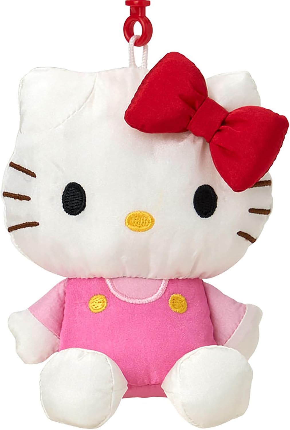 Sanrio 320421 Hello Kitty Mascot Holder, Nylon, Polyester, ABS Resin, For Ages 6 and Up, Strap