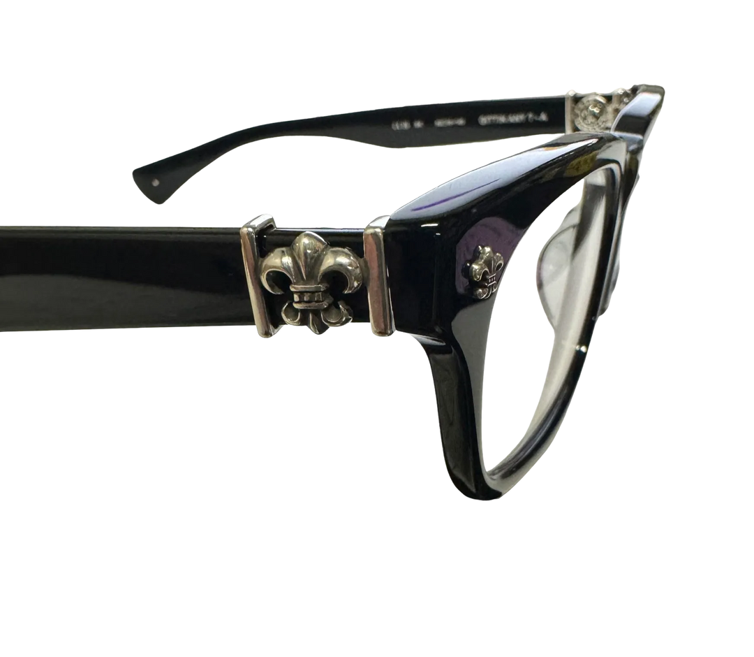 CHROME HEARTS 'GITTIN ANY?' BLACK GLASSES