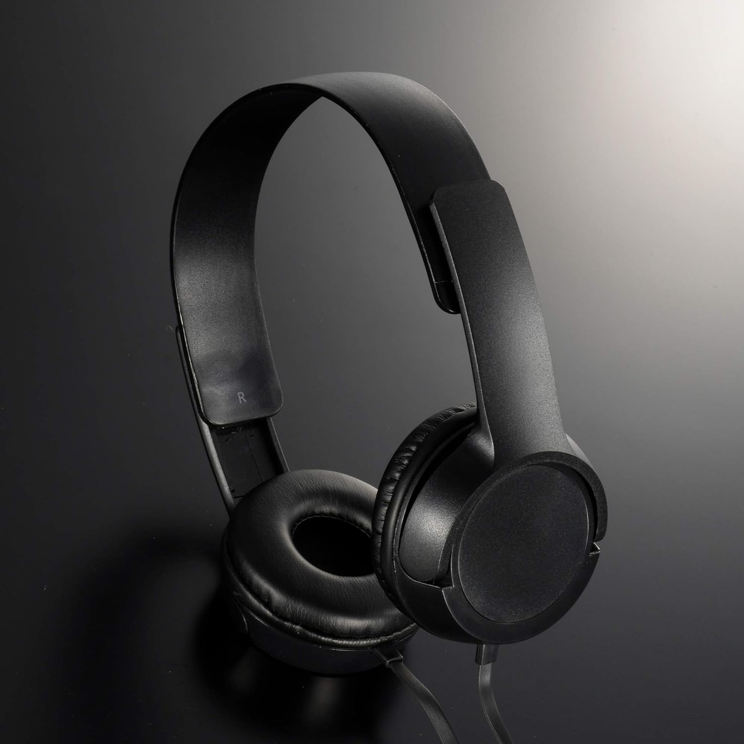 OHM Electric AudioComm Stereo Headphones H125 Black HP-H125N-K 03-2281 OHM