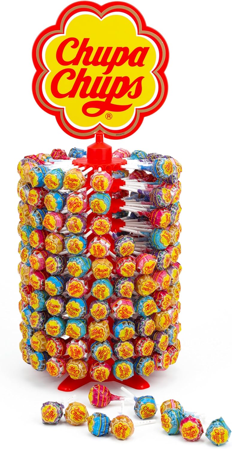 Kracie Pharmaceutical Kracie Foods (Exclusive) Kracie Chupa Chups Wheel Display, Pack of 200, 1 Piece