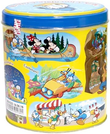 Disney Donald Duck Chocolate Crunch with Canned Candy Mickey & Friends Milk Chocolate, 11.8 oz (320 g), Souvenir (Tokyo Disney Resort Exclusive)