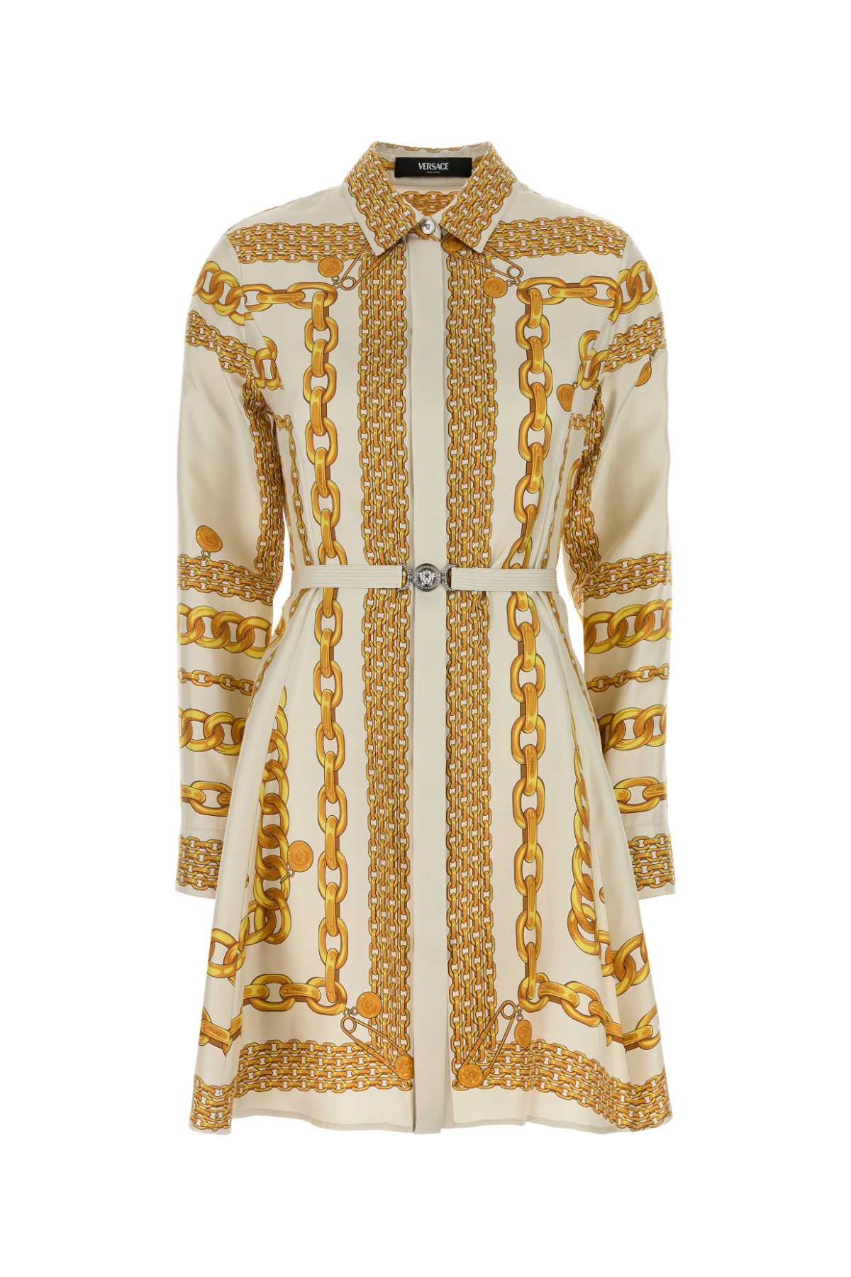 Versace ヴェルサーチプリントシルクドレス - Image 2