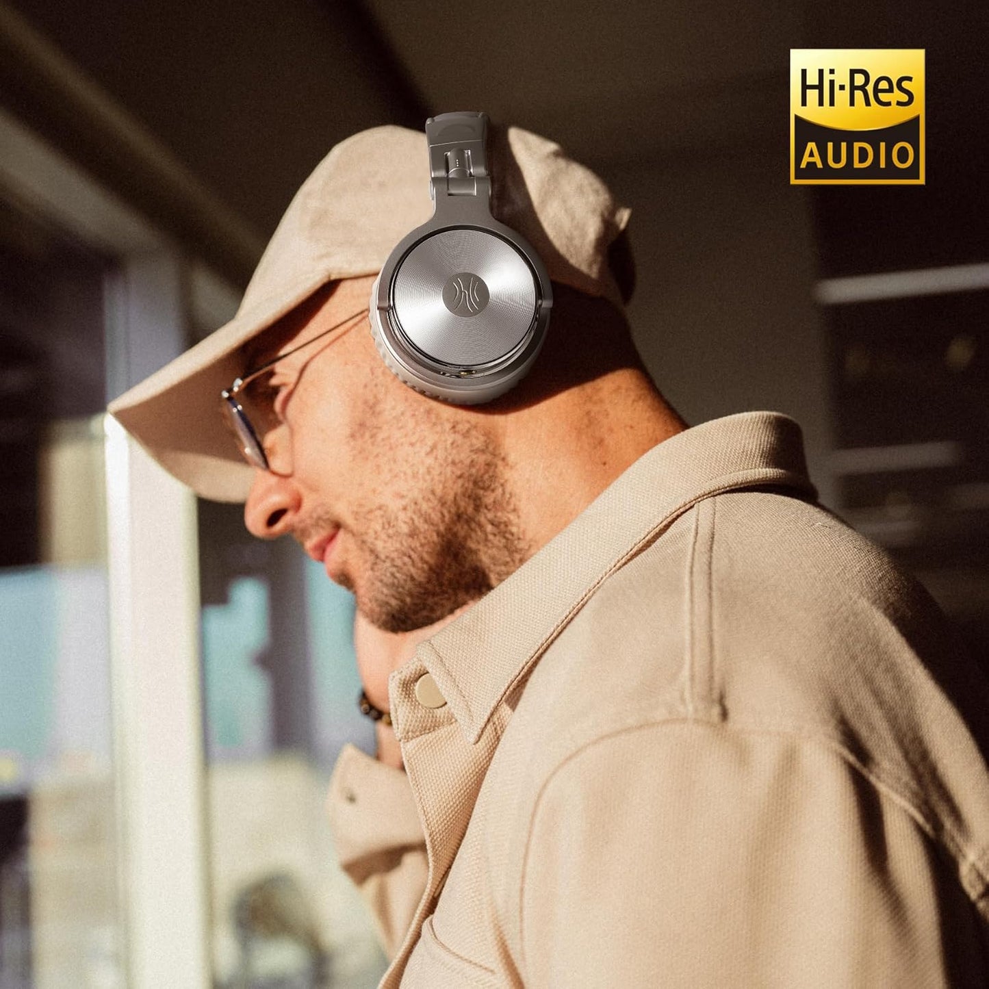 OneOdio Pro 10 Monitor Headphones Wired Enhanced Bass Over-Ear Lightweight 6.35 & 3.5mm Jack Coexistence Single-Ear Monitoring Foldable 1.2m/3m Detachable Cable Included for Instrument Practice