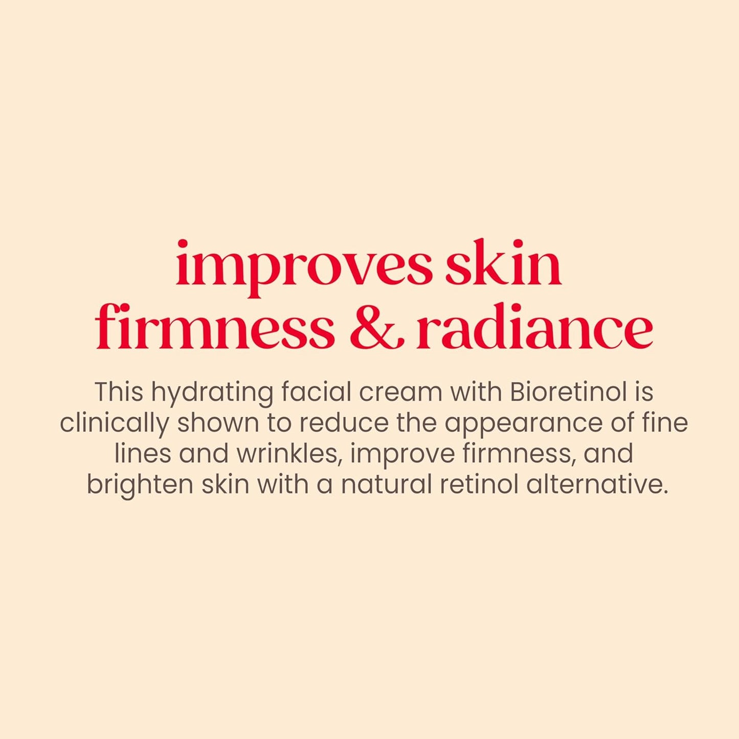 Burt's Bees Renewal Firming Face Cream, Anti-Aging Retinol Alternative, Moisturizing Natural Origin Skin Care, 1.8 Ounce
