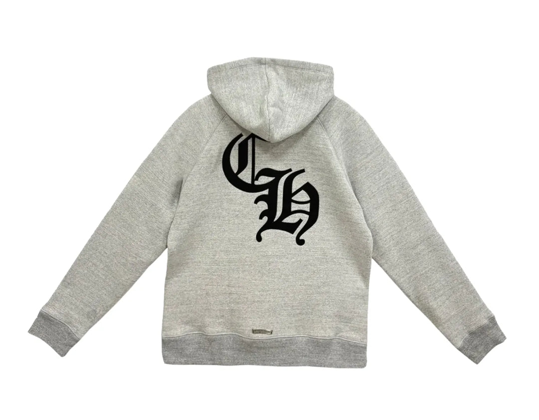 CHROME HEARTS 'GREY' SEVEN-11 CH LOGO HOODIE