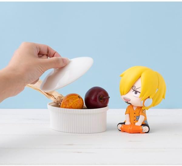Rukappu ONE PIECE Sanji Miraishima Ver., Approx. 4.3 inches (110 mm), PVC Pre-painted Action Figure