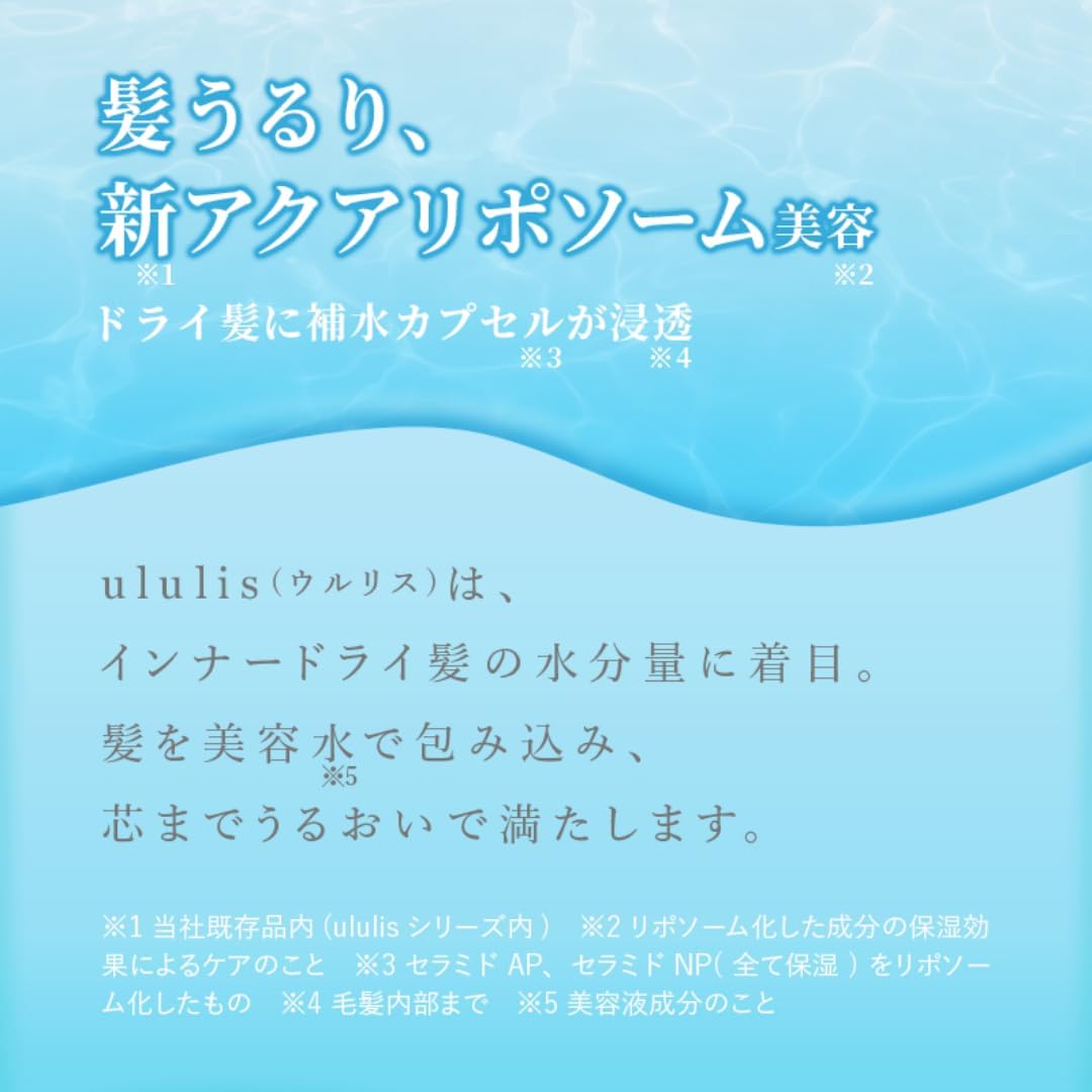 ululis Ullis Water Conch Control Hair Oil, 3.4 fl oz (100 ml)