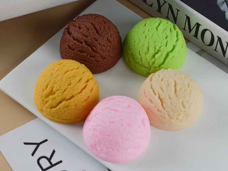 Speed mao Delicious Ice Cream, Food Sample, Set of 5 Types