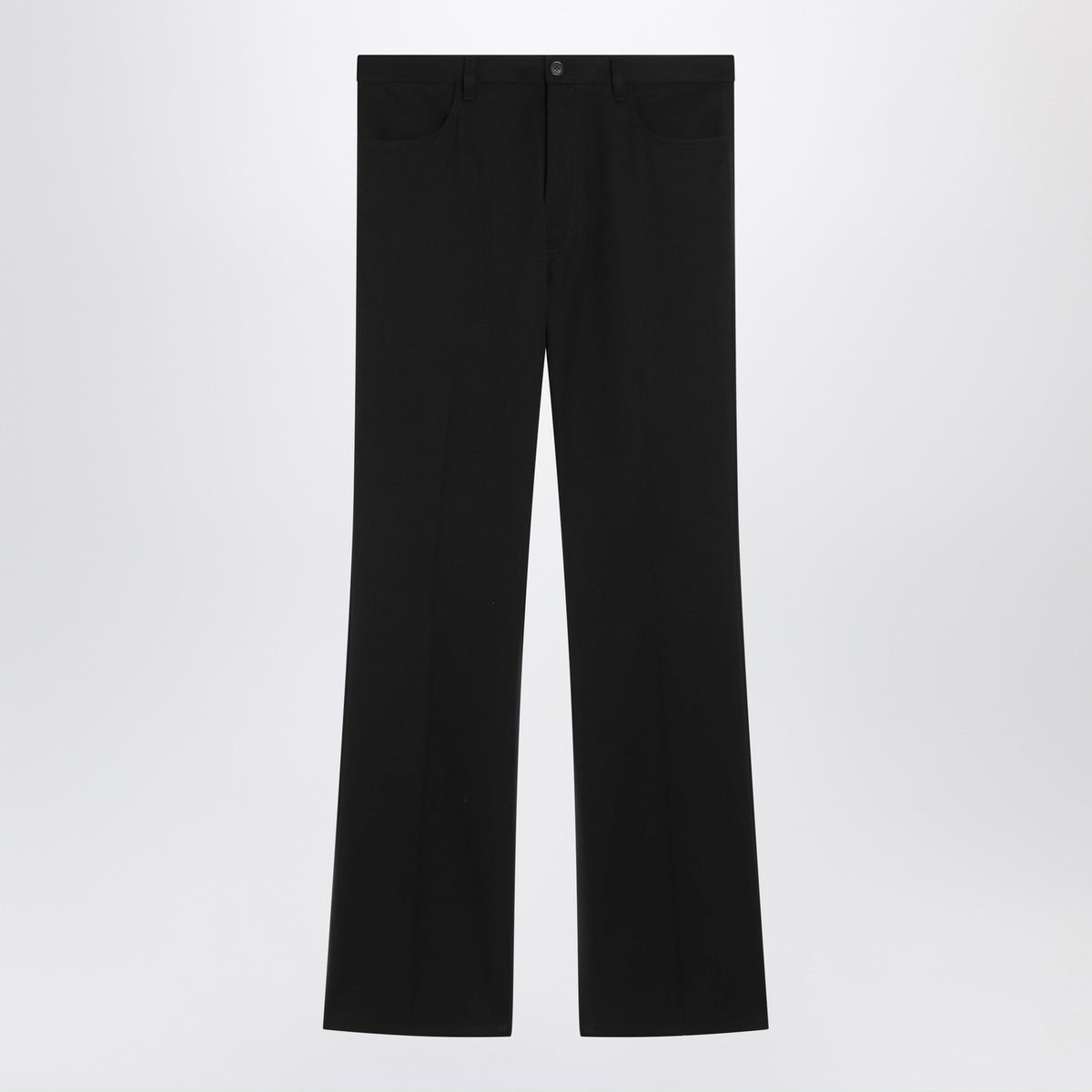 Balenciaga バレンシアガブラックレギュラーフィットテーラードズボン - Image 2