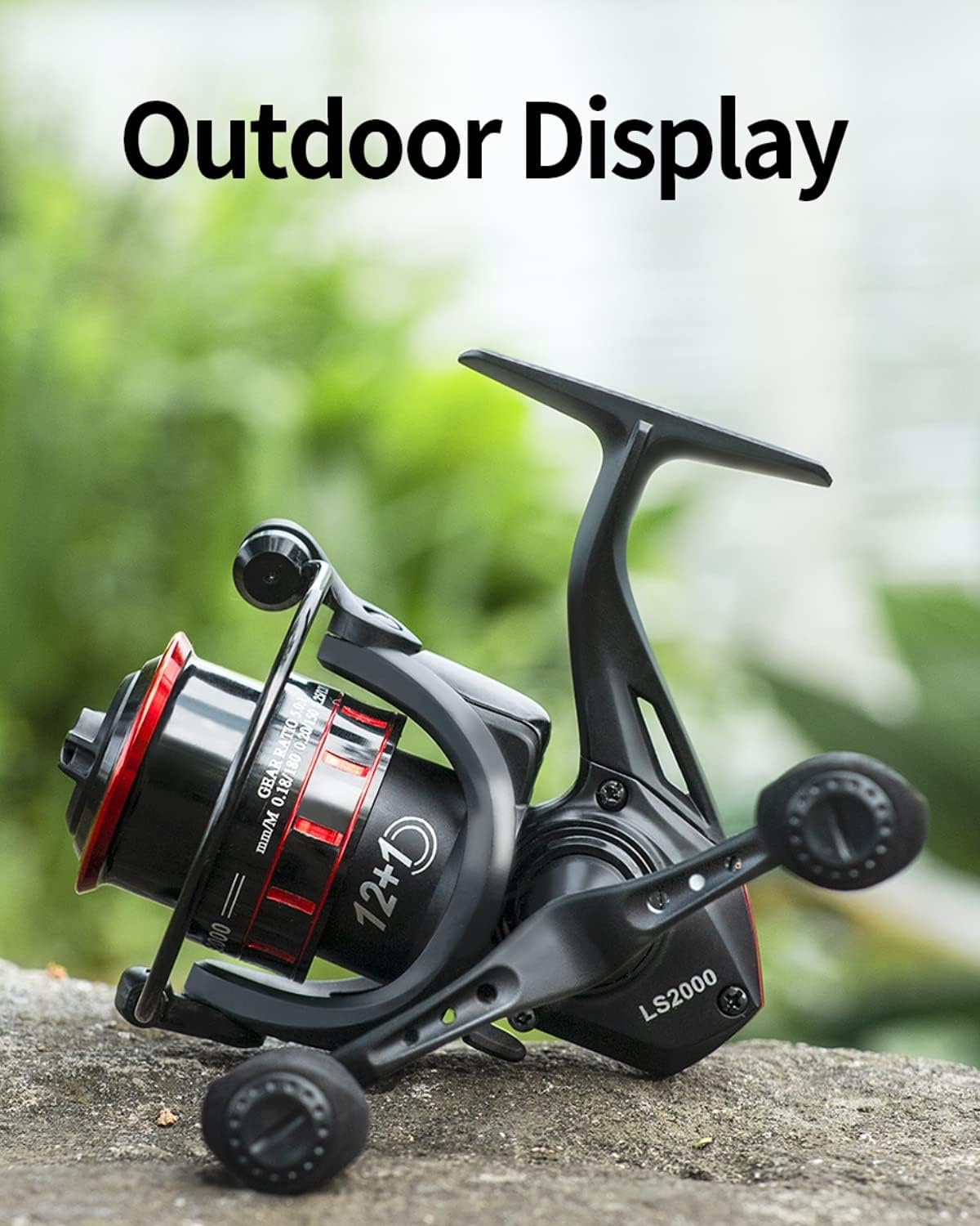 POSEIXUSスピニングリール 巻き心地の良いメタル釣りリール、ダブルハンドルリール 投げ釣り 軽量化、ギア比5.0:1 EVAハンドル ドラグ力調整10Kg 黒色系、スピニングリール 1000 2000 3000 4000 5000 6000 7000 ハンドリール 釣り、火鳥シリーズ各種、使い勝手が良かった