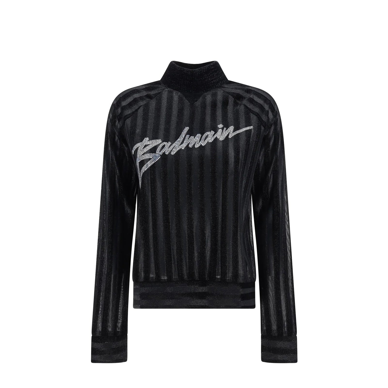 Balmain High Neckロゴセーター - Image 2