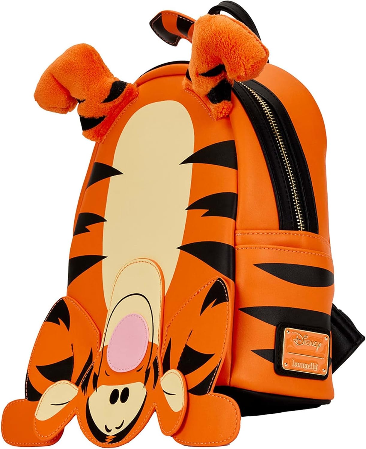 Loungefly Disney: Winnie the Pooh - Tigger - Mini mochila de cosplay con cola móvil - Bolsas coleccionables