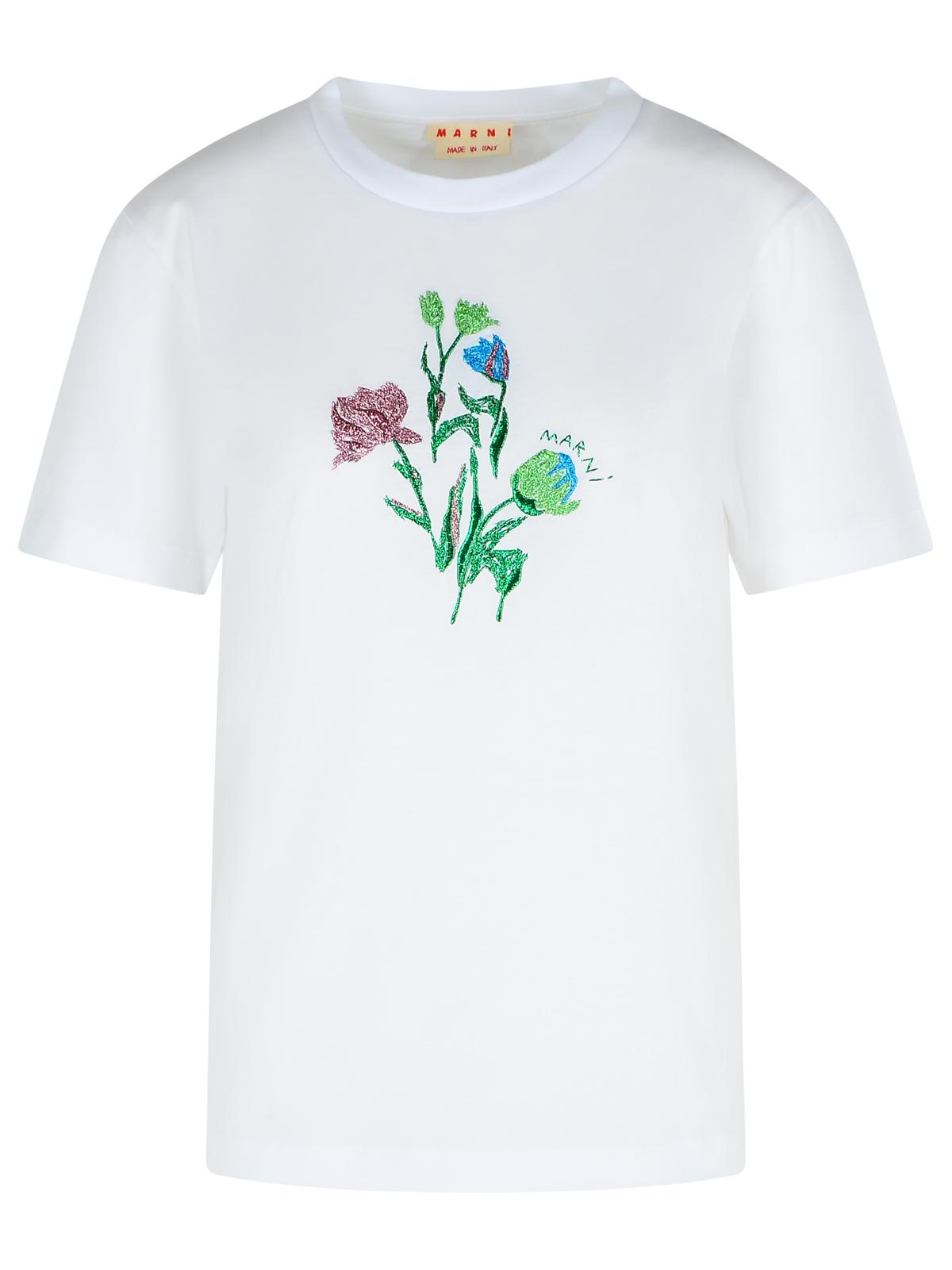 Marni マルニホワイトコットンTシャツ - Image 2