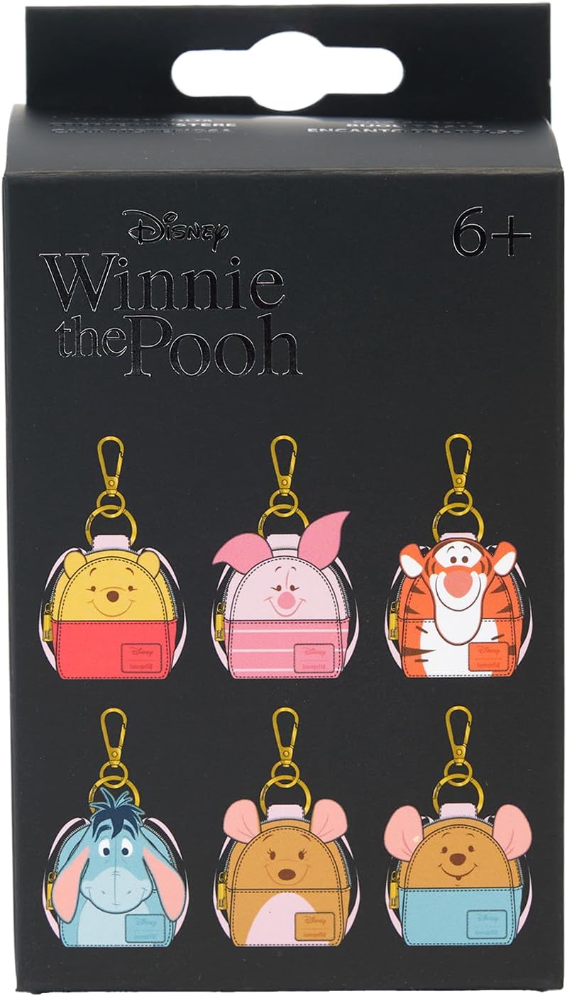 Loungefly Disney Winnie the Pooh Personajes Misterio Mini Mochila Llavero Charm