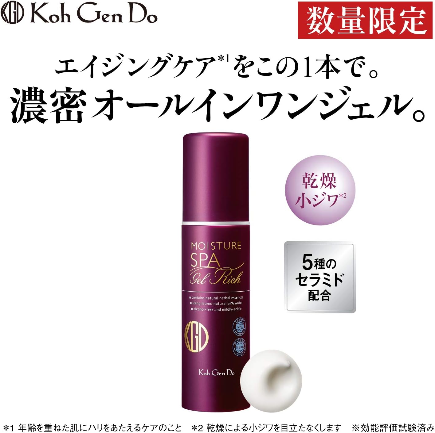 Koh Gen Do Gangwon-do All-in-One Moisture Gel Rich 3.5 oz (100 g)