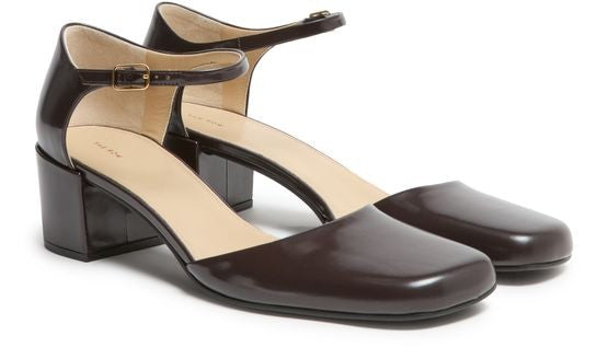 Penelope ankle strap pumps in leather - Image 2