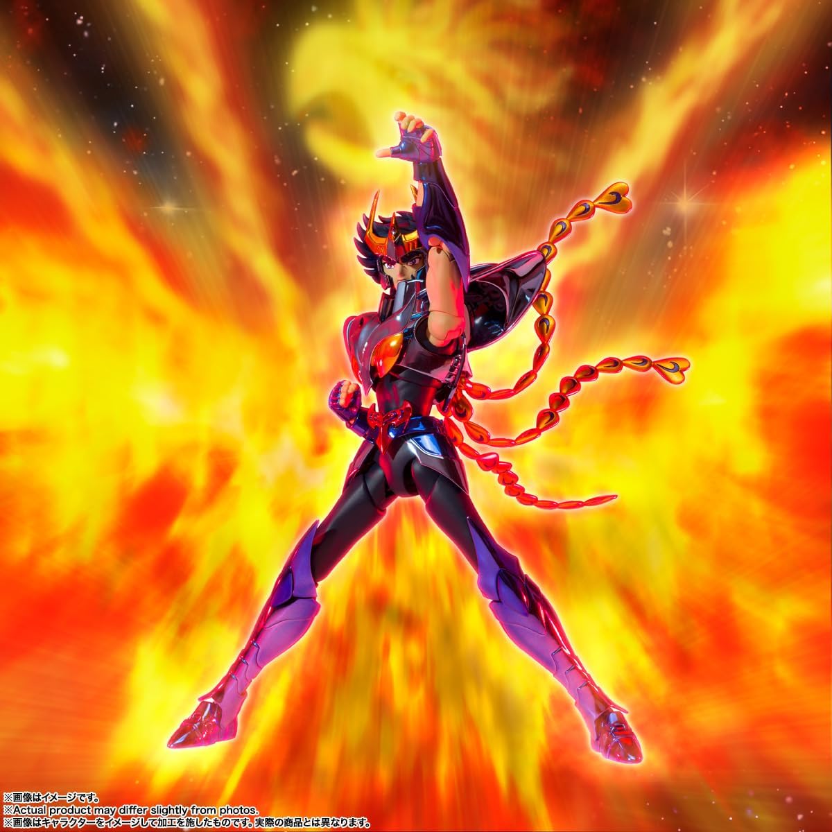 Saint Cloth Myth EX Saint Seiya Hades Underworld Edition Phoenix Ikki (Last Bronze Cloth), Approx. 6.7 inches (170 mm), PVC & ABS & Die Cast Pre-painted Action Figure