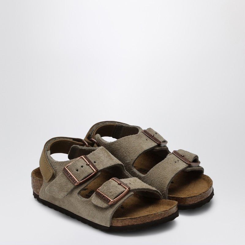 Birkenstock Birkenstock Milano Taupe Suede Sandal - Image 2