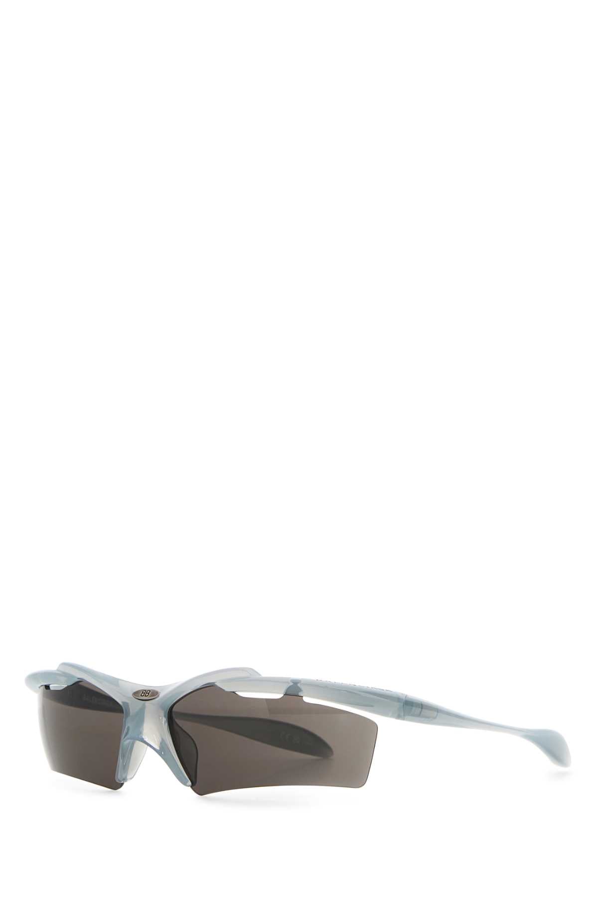 Balenciaga Light Blue Acetate Turbo Rectangle Sunglasses - Image 2