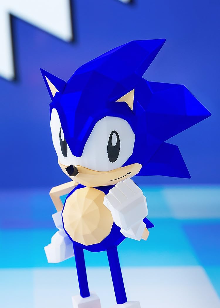Good Smile Company Sonic the Fighters Pop Up Parade Sonic the Hedgehog Sonic the Fighters Ver. Plastic, Painted and Assembled Figure, Non-scale, Exclusive Base Included, Total Height Approx. 5.5