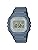 Casio W-218HC Dull Color, Smoky Color, Nuance Color, Thin, Lightweight, Waterproof, Square, Digital, Square, Men's, Women's, Kids, Cheap Casio, dull blue, Retro