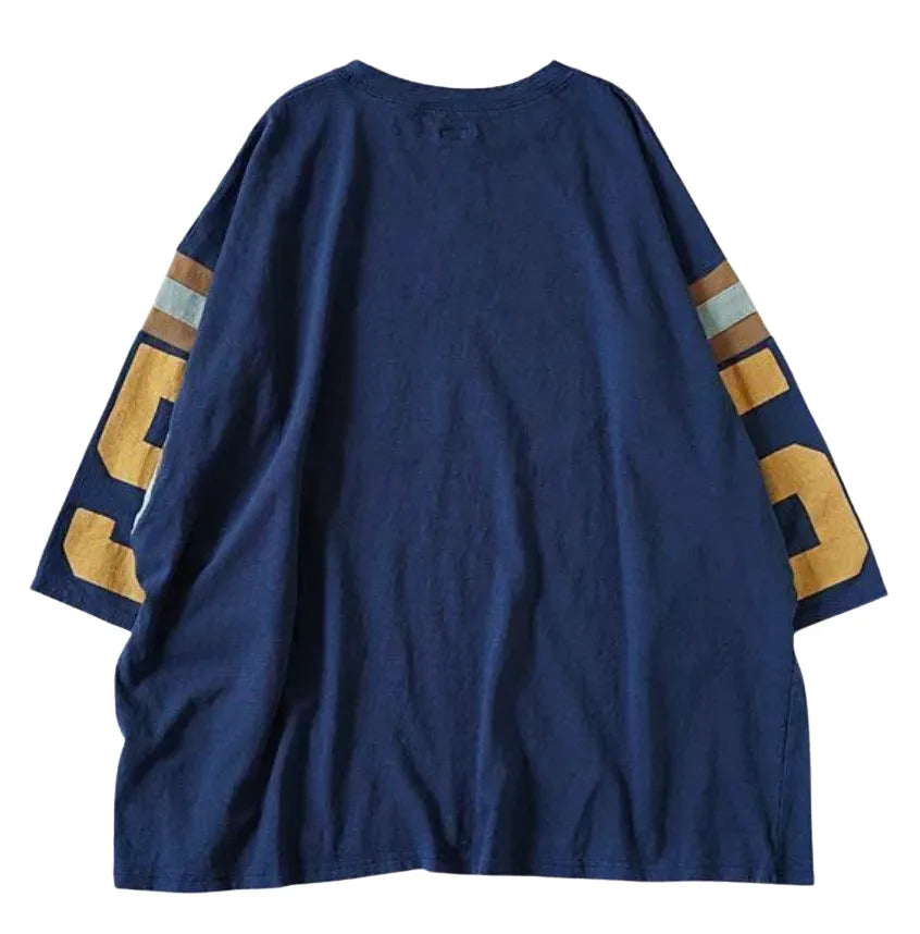 KAPITAL 'FOOTBALL' OVERSIZED JERSEY TEE