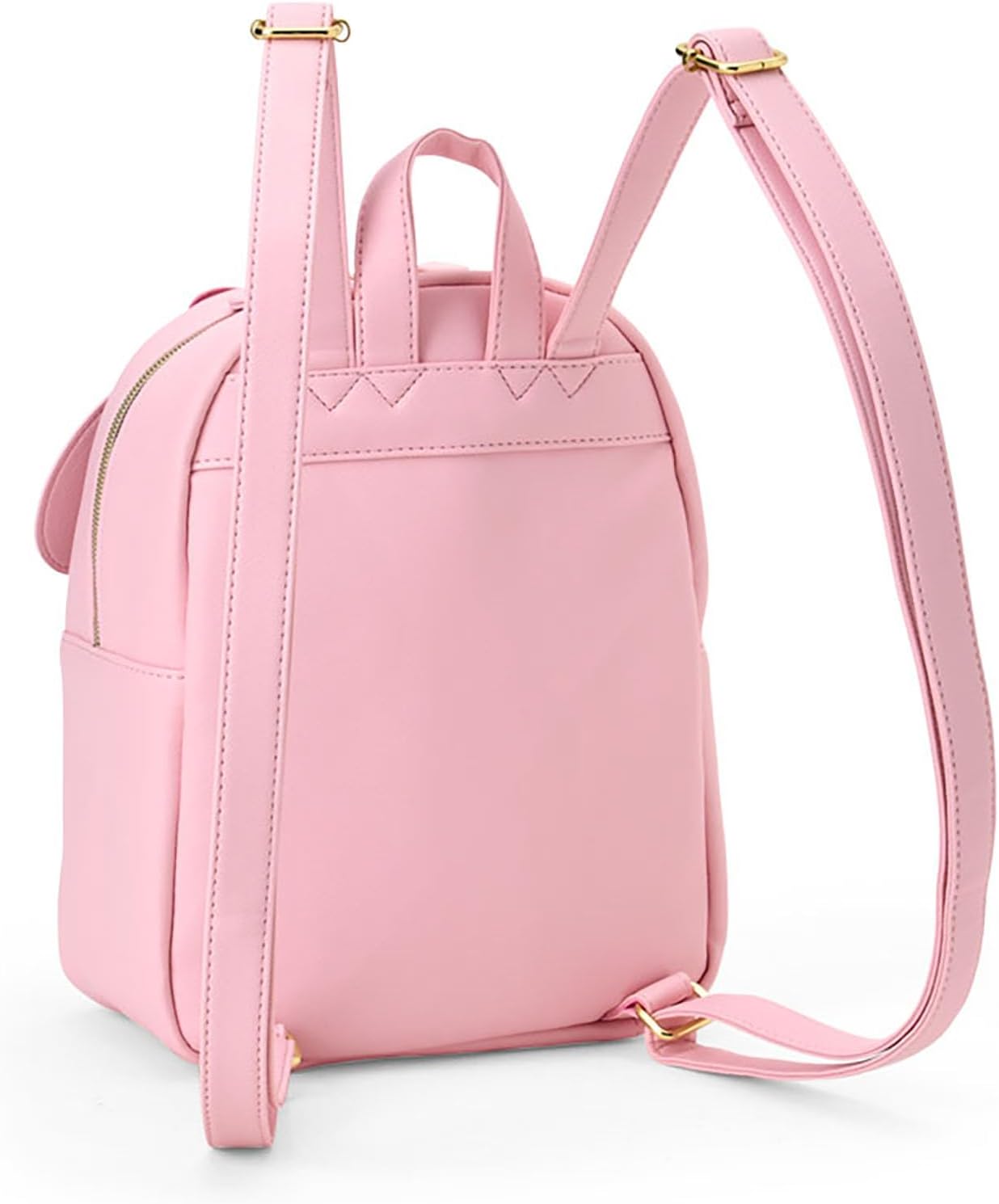 Sanrio 157686 My Melody Face Backpack, PU Leather, For Ages 3 and Up