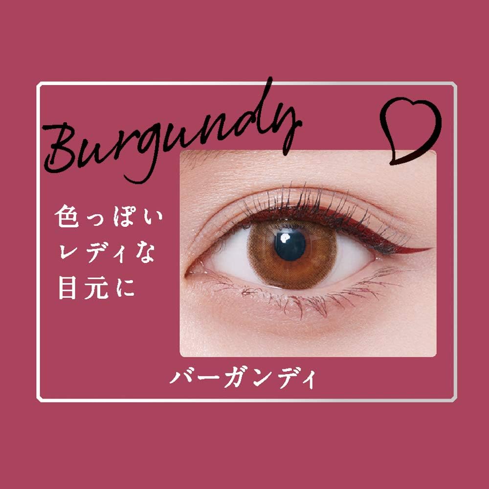 [Liquid eye liner that shows off your eyes clean with beautiful color] Waterproof and smudge-proof formula against water and sebum [Kingdom Liquid Eyeliner WP Burgundy] 0.03 oz (0.75 g) (1)