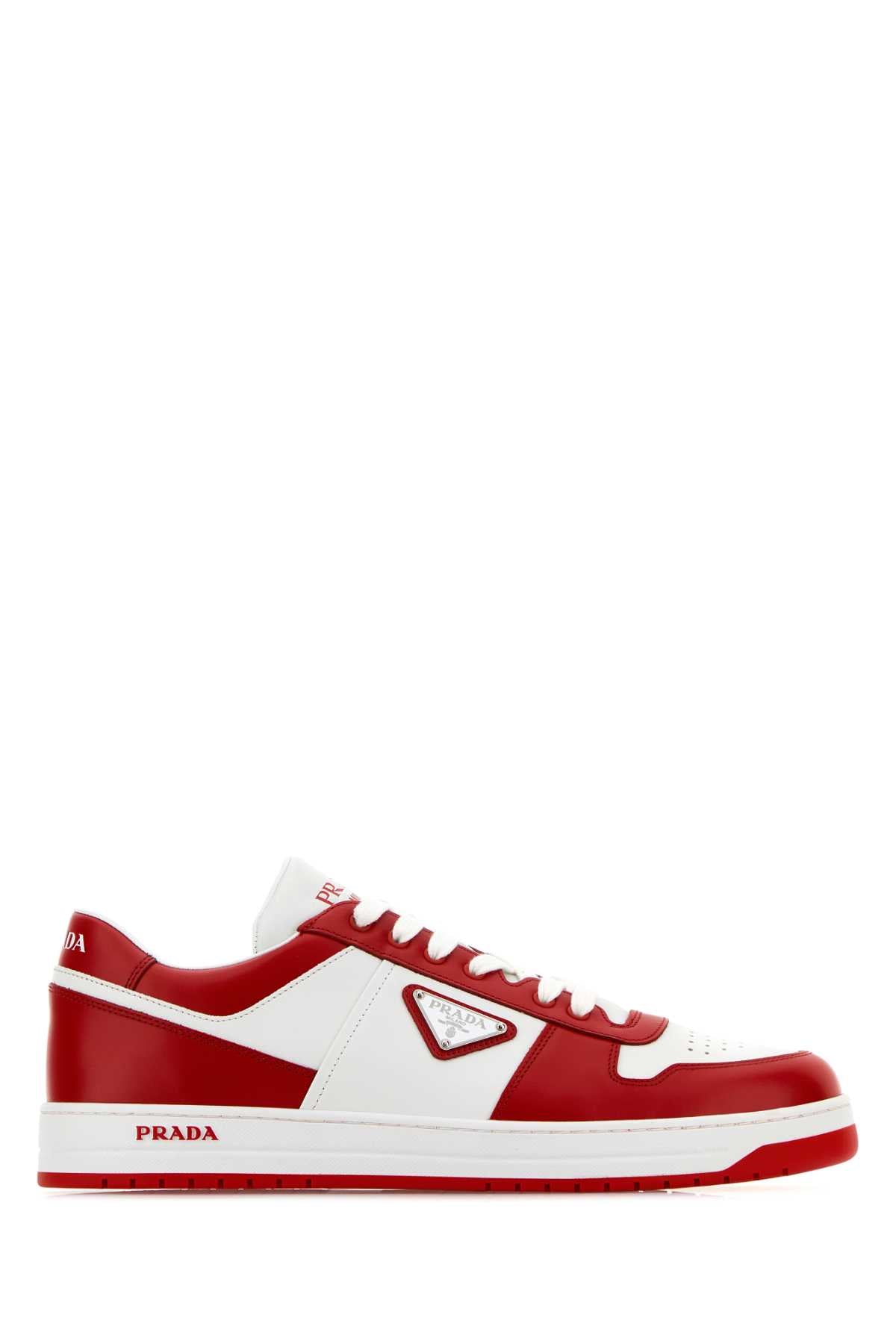 Prada プラダ2トーンレザーダウンタウンスニーカー - Image 2