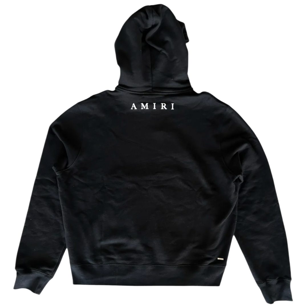 AMIRI 'MICRO MA BAR' BLACK HOODIE