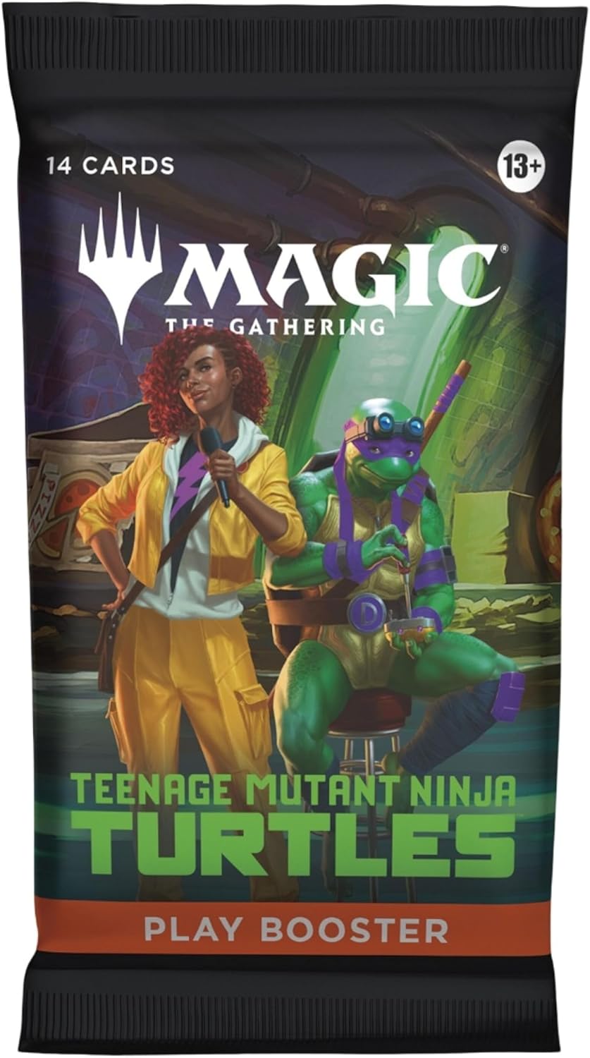 Magic: The Gathering | Mutant Turtles Play Booster English Version (BOX 30 Pack) MTG Trading Card Game Wizards of the Coast TMT D51630003