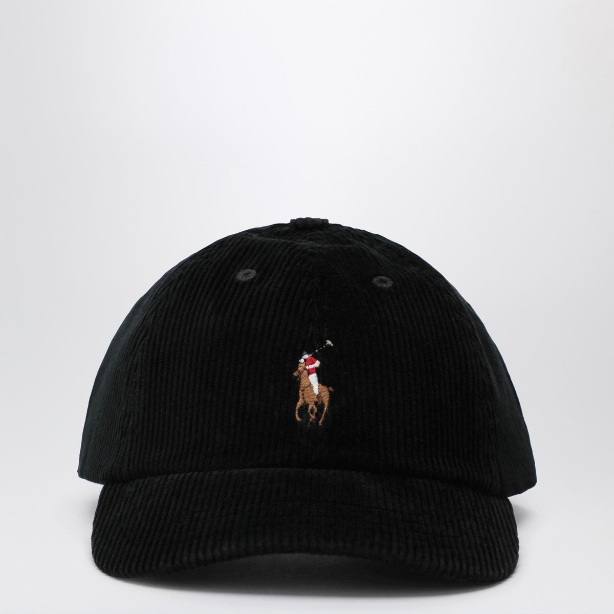 Polo ポロラルフローレンブラックコーデュロイ野球帽 - Image 2